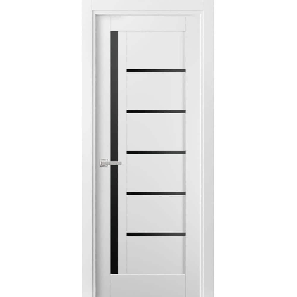 36 in. x 84 in. Universal/Reversible 1-Panel White Finished Solid MDF Assembly Required Interior Door Kit price history on PriceWatchPro