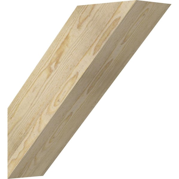 Ekena Millwork 6"W x 20"D x 20"H Traditional Rough Sawn Knee Brace, Douglas Fir