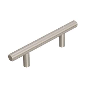 Bar Pulls 3 in. (76 mm) Center-to-Center Sterling Nickel Drawer Pull (25-Pack)
