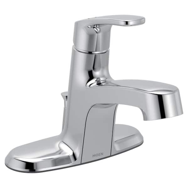 Chateau Single-Handle 4 in. Centerset Bathroom Faucet without Drain Assembly-Bulk Pack in Chrome