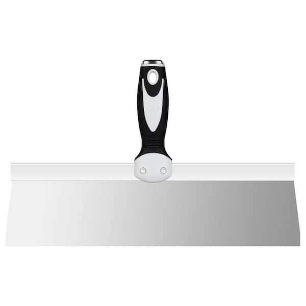 14 in. Stainless Steel Joint Taping Knife with Ergonomic Handle for Drywall Plastering and Skimming Tasks
