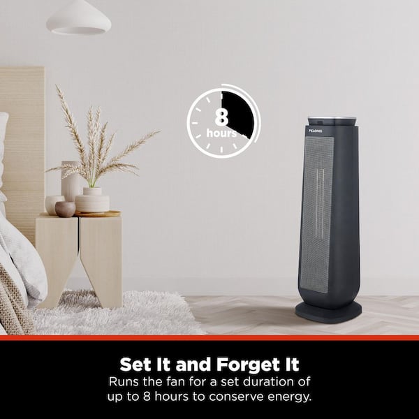 Pelonis 1500-Watt 23 in. Digital Tower Indoor Ceramic Heater Quiet