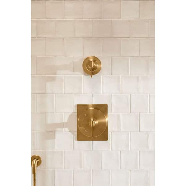 Castia By Studio McGee Rite-Temp Valve Trim in Matte Black