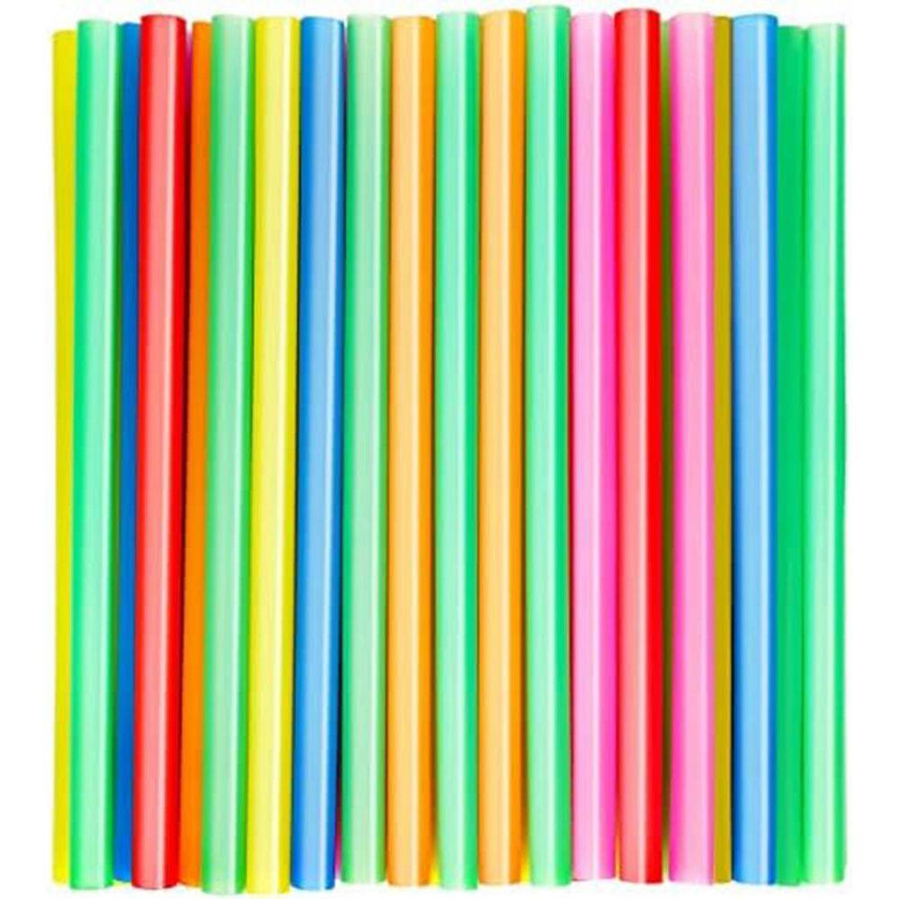 Colorful Multicolor Disposable Plastic Smoothie Straws Boba Milkshake Party Tableware (50 Per Case) price history on PriceWatchPro