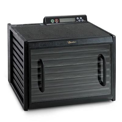 Ronco 5-Tray Black Electric Food Dehydrator with Jerky Gun FD5000BLGEN -  The Home Depot