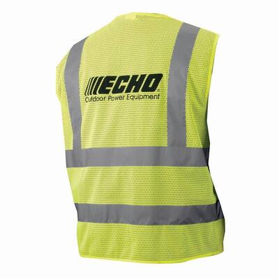 Hi-Visibility Neon Yellow Safety Vest L