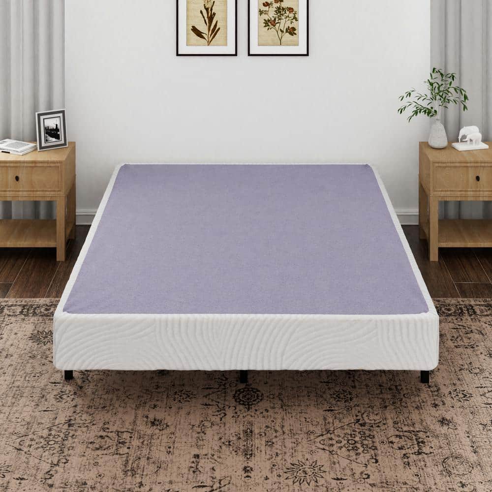 Full Size Bamboo and Wood Box Spring Mattress Foundation
