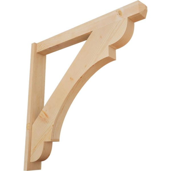 Ekena Millwork 6 in. x 42 in. x 42 in. Olympic Craftsman Smooth Douglas Fir Outlooker