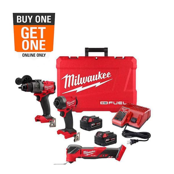 M18 FUEL 18-V Lithium-Ion Brushless Cordless Hammer Drill and Impact Driver Combo Kit (2-Tool) with Multi-Tool