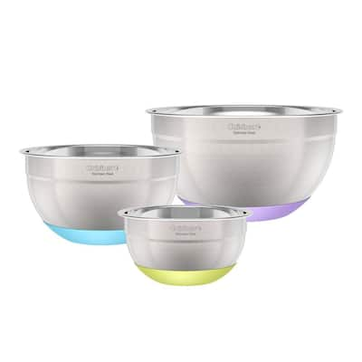 Pyrex Glass Mixing Bowl Set (3-Piece) 1118441 - The Home Depot