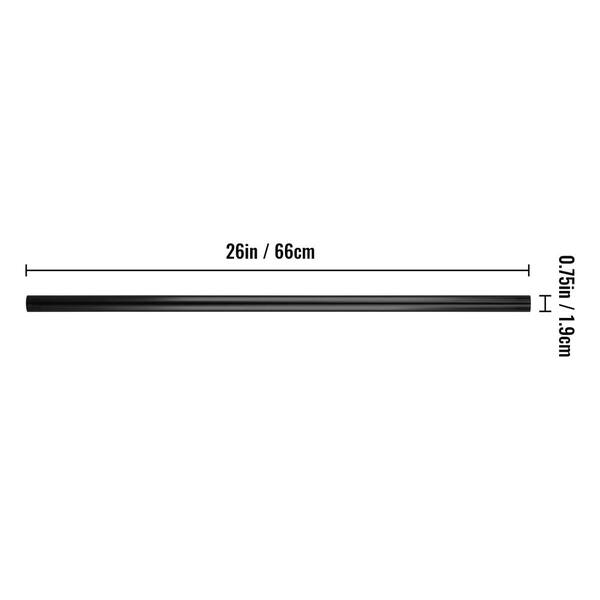 VEVOR 51 Pack Classic Composite Series 0.75-in x 0.75-in x 3-ft Aluminum Alloy Deck Post