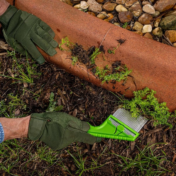 Nisaku 3 in. Blade Stainless Steel Angled Weeder NJP2511