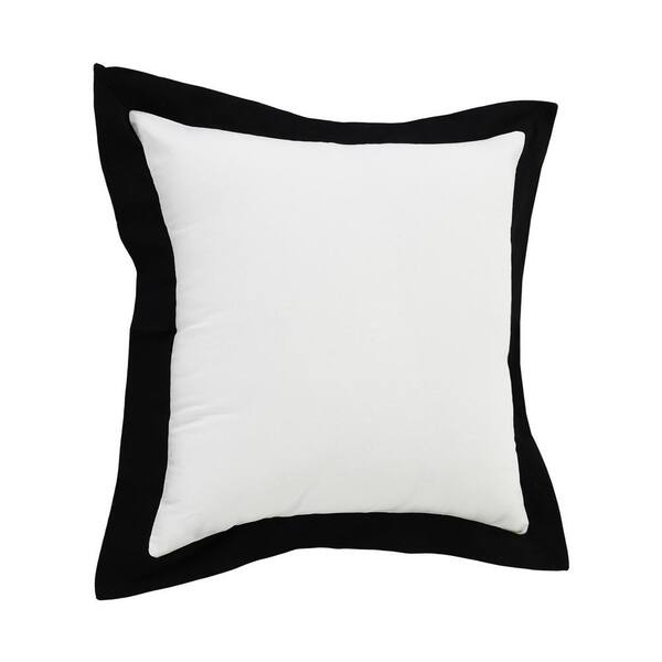 black white accent pillows