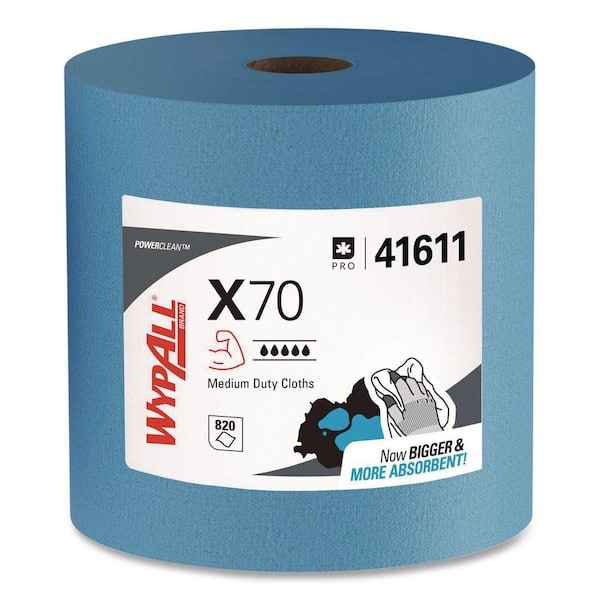 X70 Jumbo Roll Wipers Blue 870/Roll