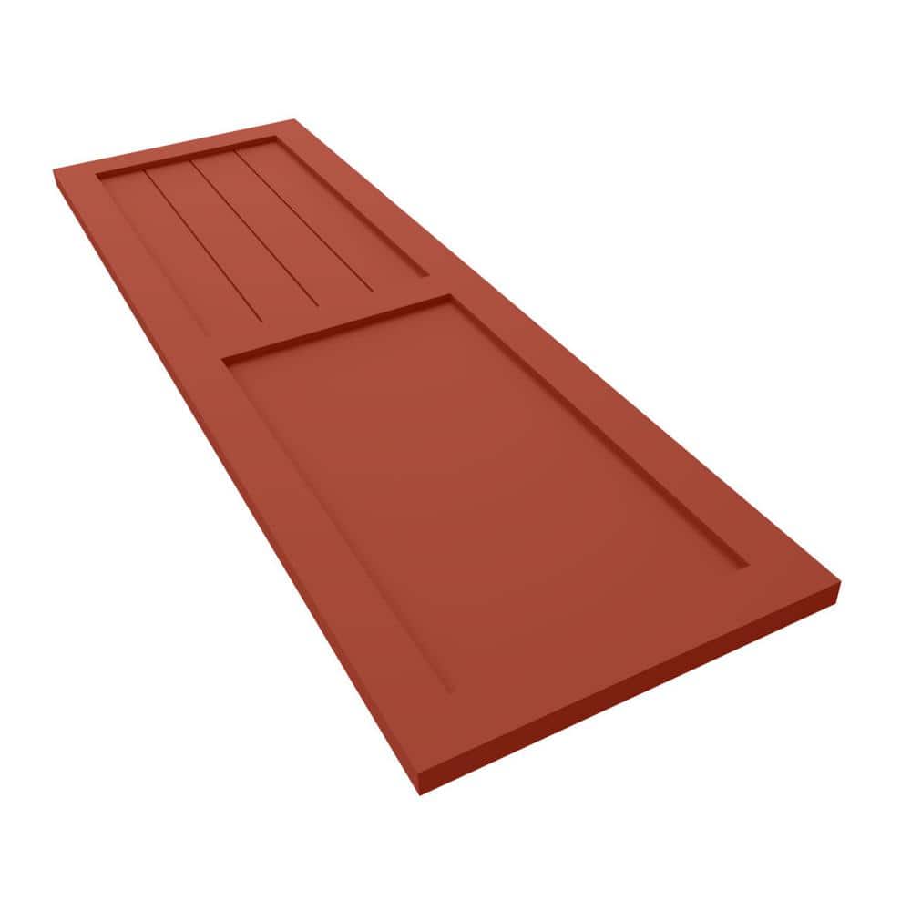 True Fit PVC 15 in. W x 52 in. H Vinyl Board and Batten Shutters Pair in Colorful Leaves price history on PriceWatchPro