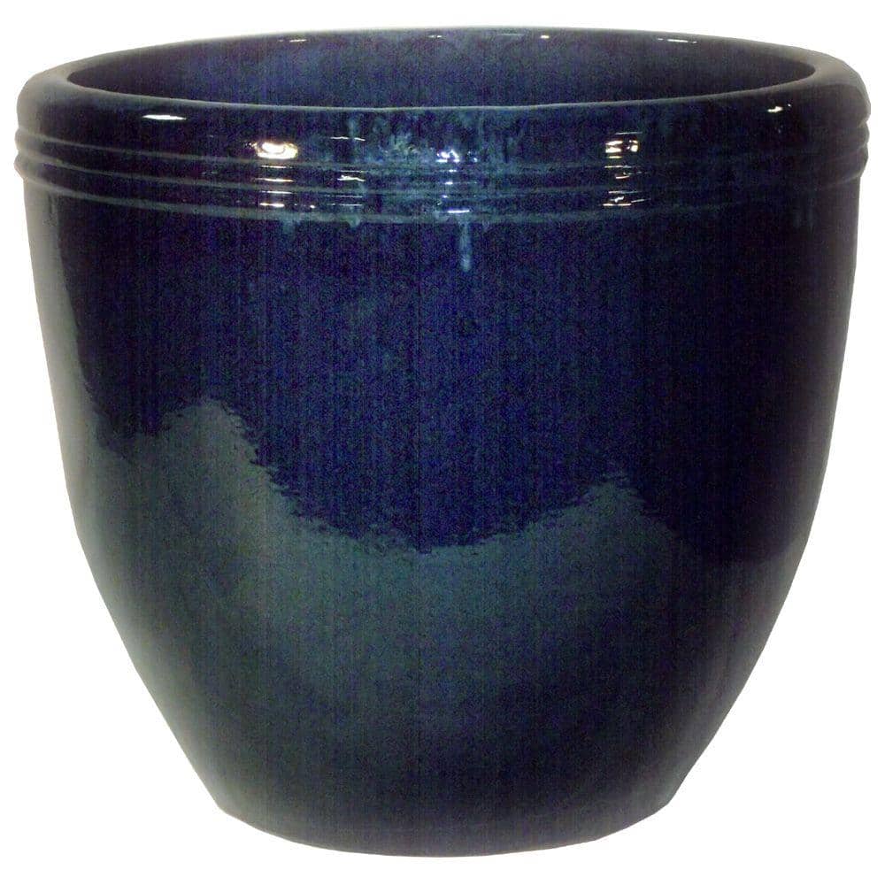 Trendspot Trendspot 20 in. Ceramic Aloha Round Planter CR10037-20THD - The Home Depot