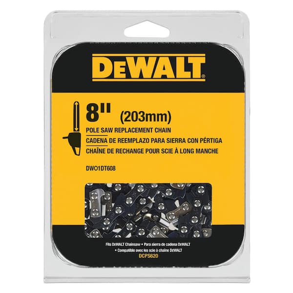 DEWALT 8 in. Pole and Pruning Chainsaw Chain 34 Link