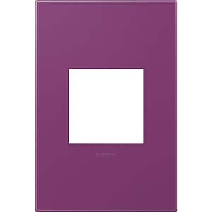 adorne 1 Gang Decorator/Rocker Wall Plate, Plum (1-Pack)