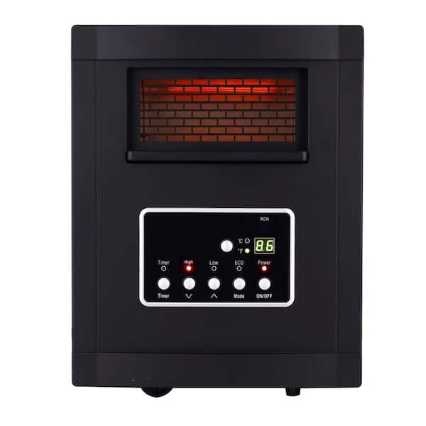 Global Air Products 1500-Watt Large Room Infrared Quartz Heater with Remote