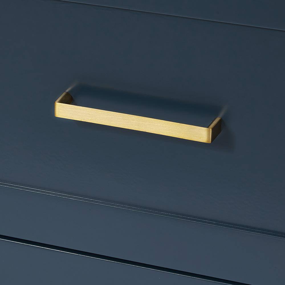 Midnight Blue 42" Freestanding Wood Vanity Cabinet