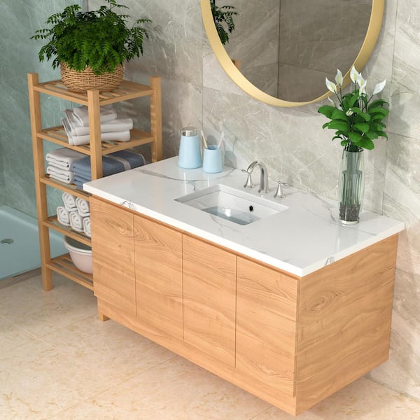 LORDEAR 18.5 in. Rectangular Undermount Porcelain Ceramic