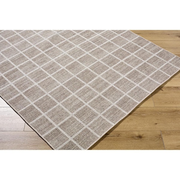 2 ft. x 4 ft. Gray Judie Modern Indoor Area Rug