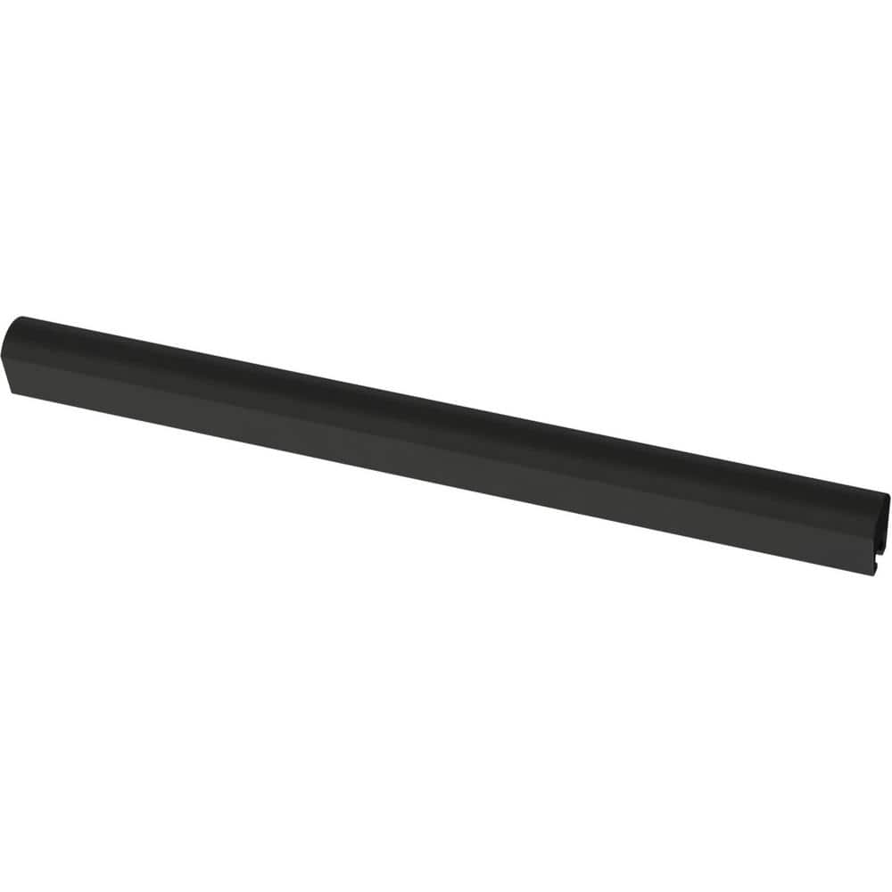 Matte Black Adjustable Brass Cabinet Drawer Pulls with Mounting Hardware