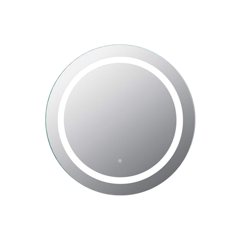 Padova 32" Round Frameless LED Bathroom Vanity Mirror
