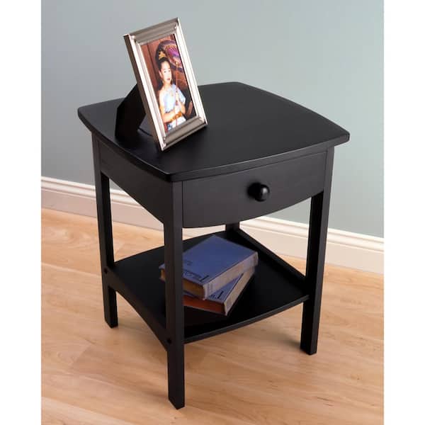 Winsome Claire Accent Table Black Finish