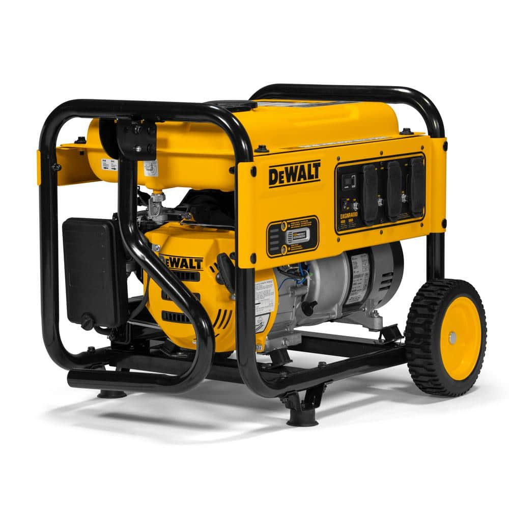 DEWALT 4500 / 4000- Watt Gas Powered Portable Generator with Idle Control, Covered Outlets and CO Protect -DXGNR4000