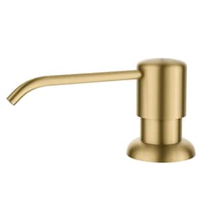 Boden Kitchen Soap and Lotion Dispenser in Brushed Brass