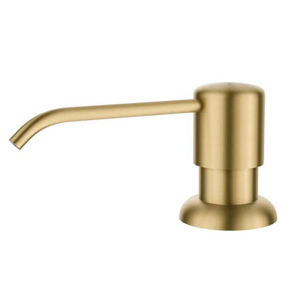 KRAUS Boden Kitchen Soap and Lotion Dispenser in Brushed Brass