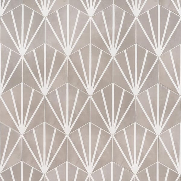 Ivy Hill Tile Eclipse Ray Sand 7.79 in. x 0.59 in. Matte Porcelain Floor and Wall Tile Sample
