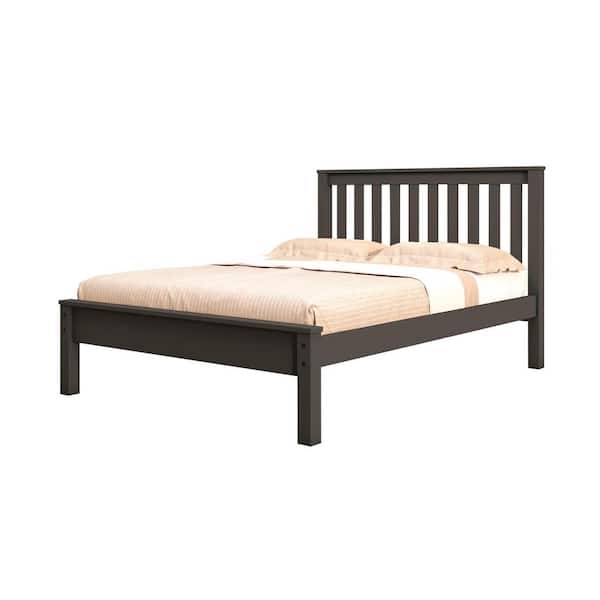 Donco Kids Grey Full Contempo Bed with Dual Under Bed Drawers