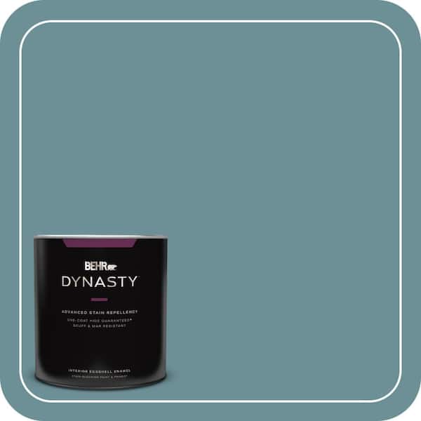 BEHR DYNASTY 1 qt. #510F-5 Bayside Eggshell Enamel Interior Stain-Blocking Paint and Primer