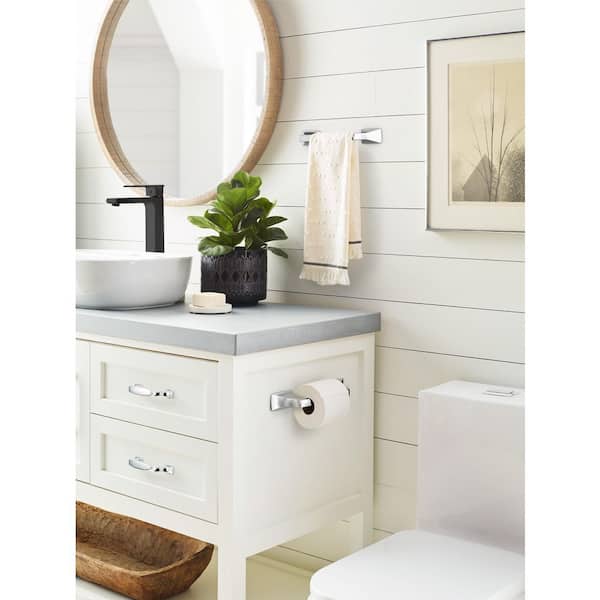 Highland Ridge 9 in. Wall Mounted Towel Bar in Chrome