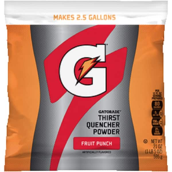 Gatorade Drink Mix, Fruit Punch, 21 oz. Pouch