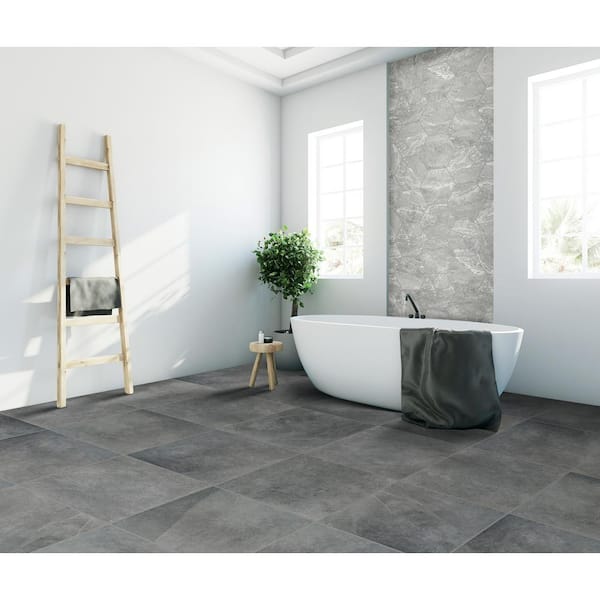 Perpetuo Eternal Grey 8 in. x 9 in. Matte Porcelain Floor and Wall Tile (449.76. sq. ft. /pallet)