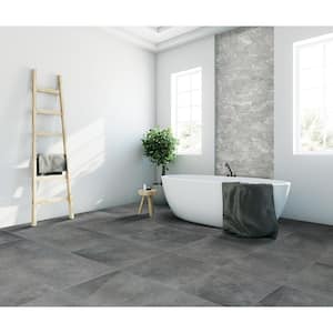 Perpetuo Eternal Grey Matte 8 in. x 9 in. Color Body Porcelain Floor and Wall Tile (9.37 sq. ft./Case)