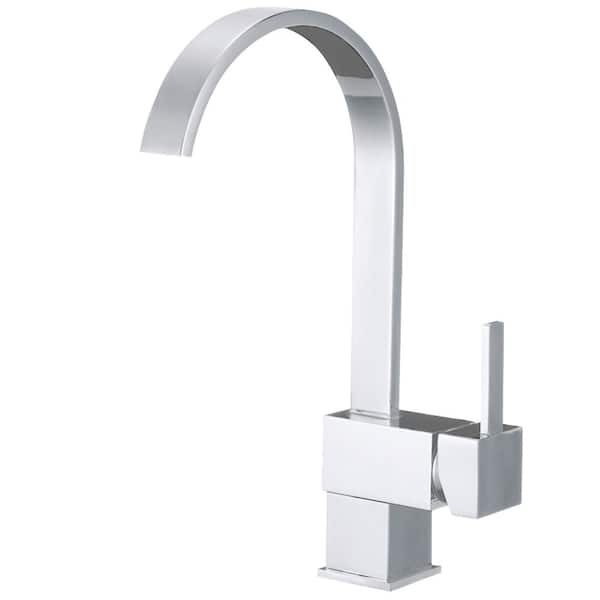 Novatto Wright Single-Handle Pivotal Bar Faucet in Chrome