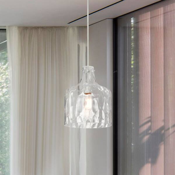 Warehouse of Tiffany Daelan 12 in. 1-Light Indoor Powdered Chrome