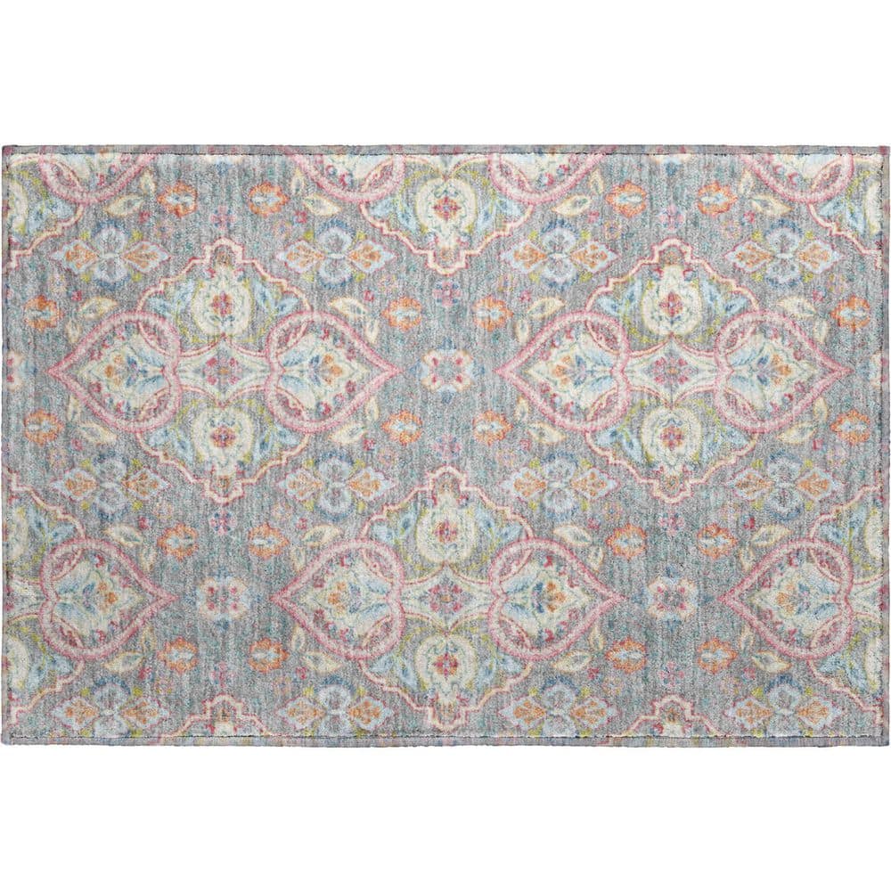 Mayfield Premium Machine Washable Abstract AMF2207 Gray 2 ft. x 3 ft. Accent Rug price history on PriceWatchPro