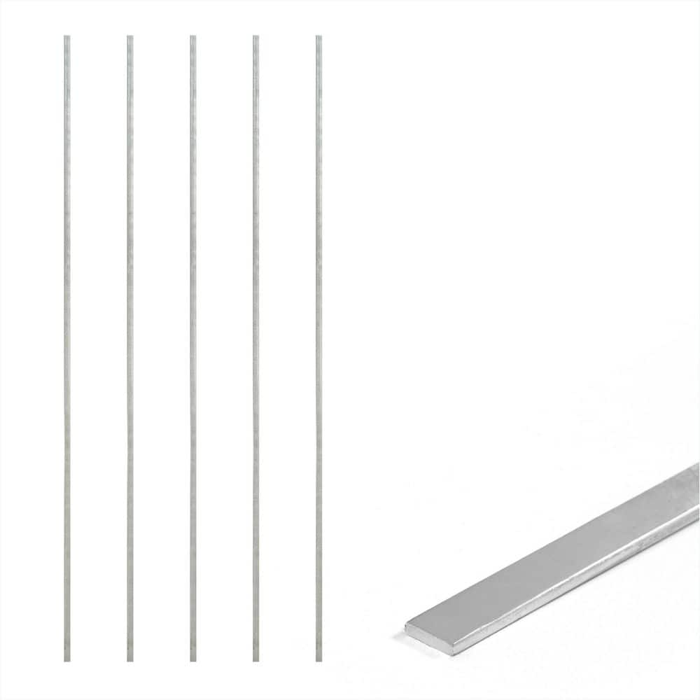 48 in. Chain Link Fence Silver Galvanized Steel Flat Tension Bar (Pack of 5) price history on PriceWatchPro