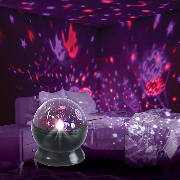 Multi-Color USB or Battery Operated Rotating Integrated LED Cosmo
