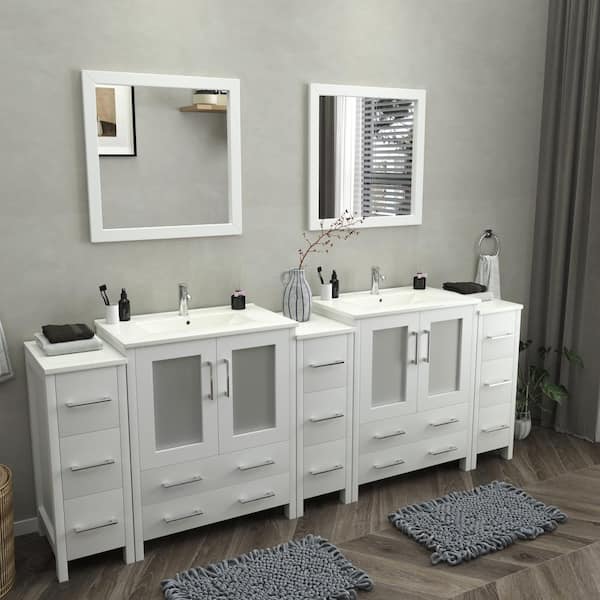 18 Great Ideas for Bathroom Double Vanities