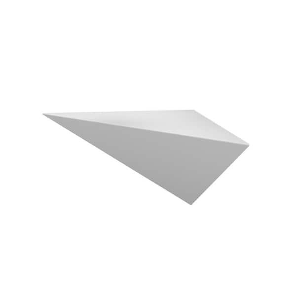 14 in. L x 27 in. W x 14 in. H Floating Corner Seat in White