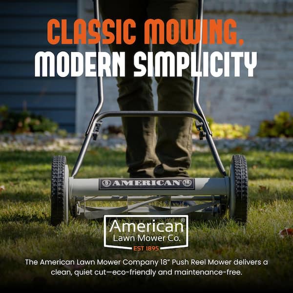 American Lawn Mower Company 18 in. 5-Blade Manual Walk Behind Reel