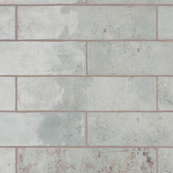 Biarritz Green 3 in. x 12 in. Ceramic Wall Tile (5.72 sq. ft./Case)