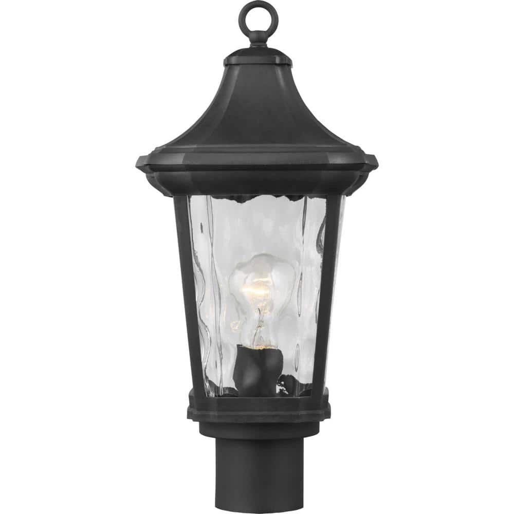 Marquette 19" Black Composite Polymer Outdoor Post Lantern