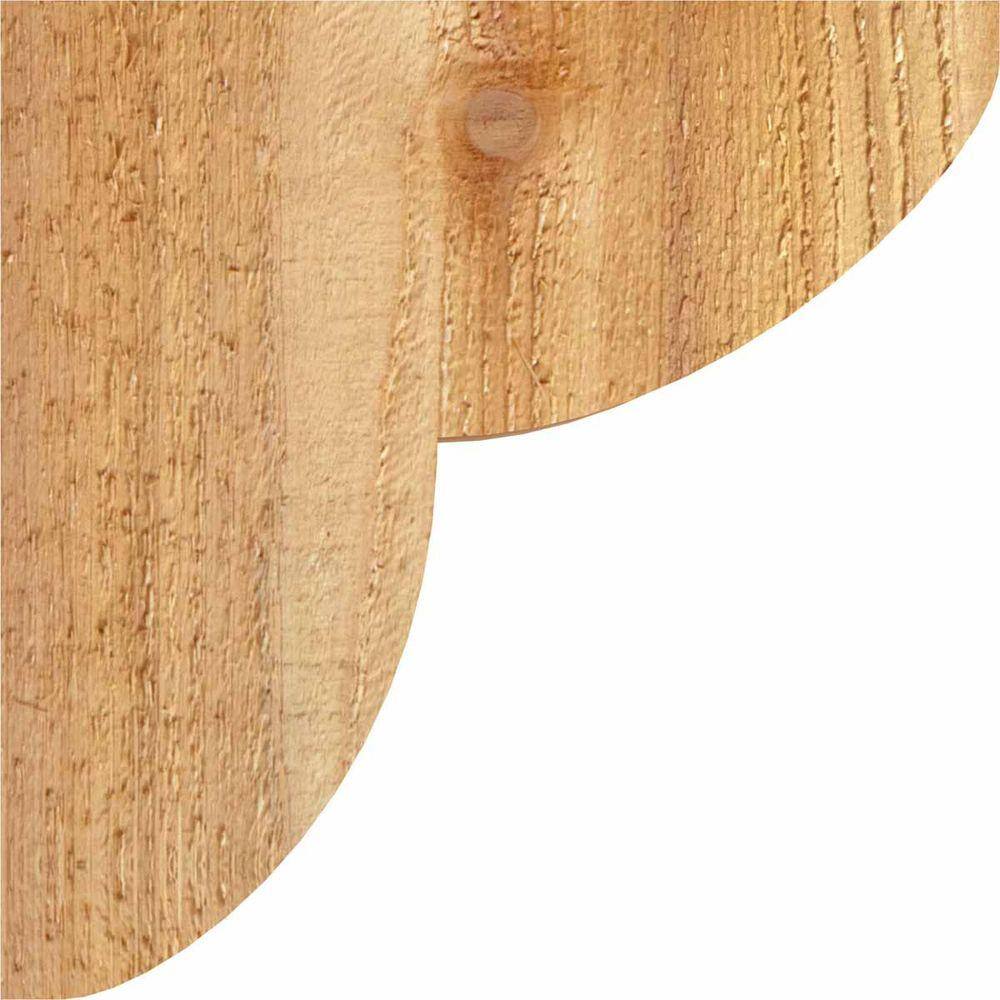 8" x 8" Rough Sawn Western Red Cedar Corbel